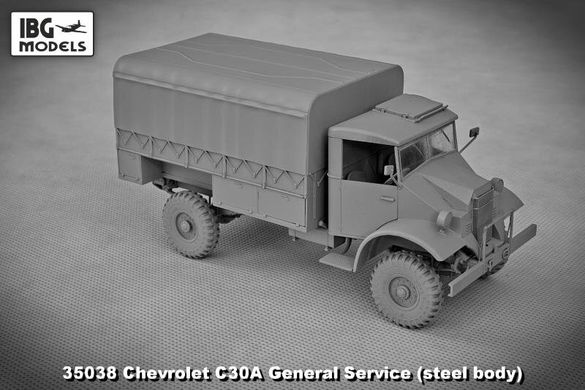 1/35 Chevrolet C30A британский грузовик, металлический кузов (IBG Models 35038) сборная модель