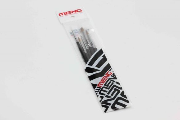Комплект пензлів, 5 штук (Meng MTS010 Modelling paint brush set)