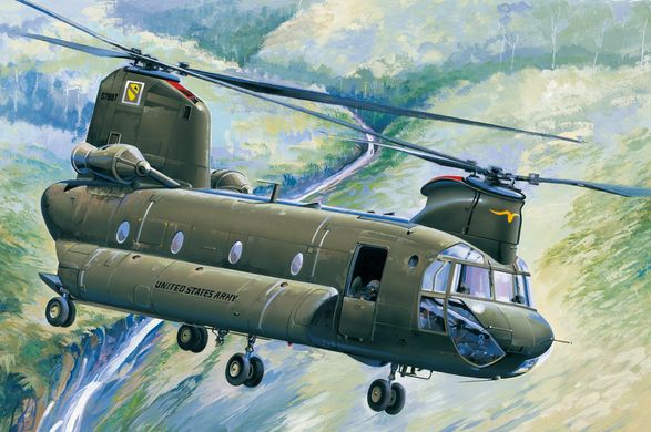 1/48 Boeing CH-47A Chinook американський гелікоптер (Hobbyboss 81772), збірна модель