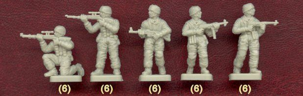 1/72 Німецькі десантники Другої світової, 50 фігур (Italeri 6045), пластикові