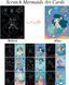 Набір для творчості "Scratch Artcards: Mermaids" - скретч-картки та розмальовки