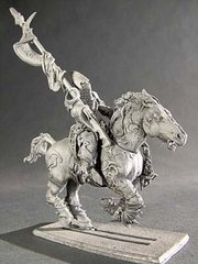 Темные эльфы (Dark elves) - Dark Light Cavalry Standardbearer - GameZone Miniatures GMZN-06-21
