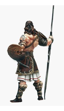 54мм Horthak "Black Crow", серія Warlord Saga, колекційна олов'яна мініатюра (Andrea Miniatures WS-007), збірна нефарбована