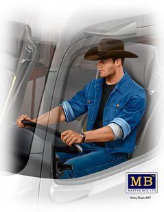 1/24 Mike (Beach Boy) Barrington, серія Далекобійники (Master Box 24044) збірна пластикова фігура