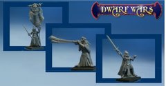 Dwarf Wars - Good Elf Kind and Retinue - West Wind Miniatures WWP-DW-106