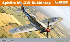 1/72 Самолет Spitfire Mk.XVI Bubbletop, серия ProfiPACK (Eduard 70126), сборная модель