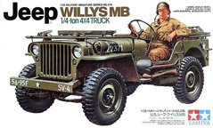 1/35 Jeep Willys MB американський автомобіль (Tamiya 35219), збірна модель