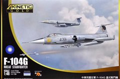 1/48 F-104G Starfighter ROCAF винищувач ВПС Китайської Республіки (Kinetic 48077), збірна модель