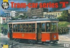 1/72 Трамвай серии Х (Military Wheels 7230) сборная модель