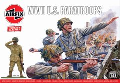 1/32 Американські парашутисти Другої світової, серія Vintage Classics, 14 фігур, пластикові (Airfix A02711V)
