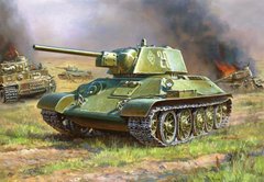 1/72 Танк Т-34/76 зразка 1943 року, серія "Зборка без клею", збірна модель