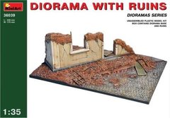1/35 Диорама с руинами (MiniArt 36039) сборная диорама