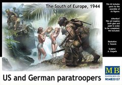 1/35 Германские и американские парашютисты и девушки (Master Box 35157)