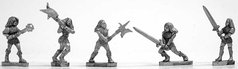 Mirliton Miniatures - Миниатюра 25-28 mm Fantasy - Amazons with two handed weapons - MRLT-AM004