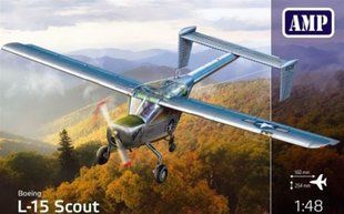 1/48&nbsp;Boeing L-15 Scout американський легкий літак зв'язку та спостереження&nbsp;(AMP 48016), збірна модель