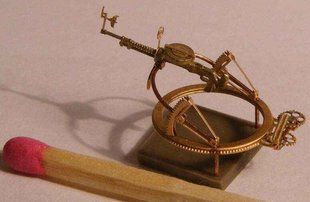 1/72 Пулемет Дегтярев авиацианный ДА на кольцевой турели ТУР-5, металлический (Mini World 7202)