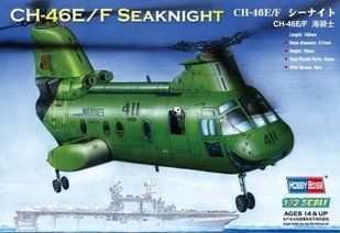 1/72 Boeing CH-46E Sea Knight американський гелікоптер (HobbyBoss 87223), збірна модель