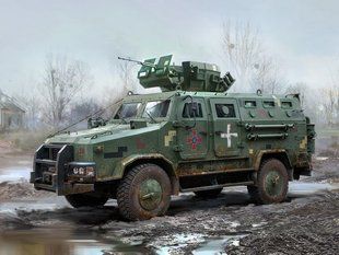 1/35 Козак-2 украинский бронеавтомобиль класса MRAP (ICM 35014), сборная модель