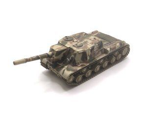 1/72 САУ ИСУ-152, серия "Русские танки" от DeAgostini, готовая модель (без журнала и упаковки)