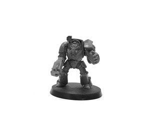 Deathwing Terminator із штурм-болтером та силовим кулаком, мініатюра Warhammer 40k (Games Workshop), пластикова