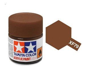 Фарба Tamiya XF-79 Lino Deck Brown, матова акрилова, 10 мл (Tamiya 81779)