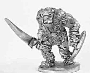 Mirliton Miniatures - Миниатюра 25-28 mm Fantasy - Great Big Orc Warrior 4 - MRLT-OR024