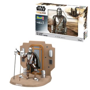 1/9 Din Djarin - The Bounty Hunter, фігура із серіалу The Mandalorian із всесвіту Star Wars (Revell 06784), збірна пластикова