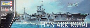 1/720 Комплект моделей: авіаносець HMS Ark Royal та ескадрений міноносець класу Tribal (Revell 05149), ДВІ збірні моделі