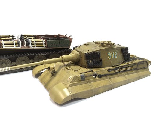 1/35 Танк Pz.Kpfw.VI Ausf.B King Tiger с башней Henschel, полностью интерьерный, готовая модель авторской работы