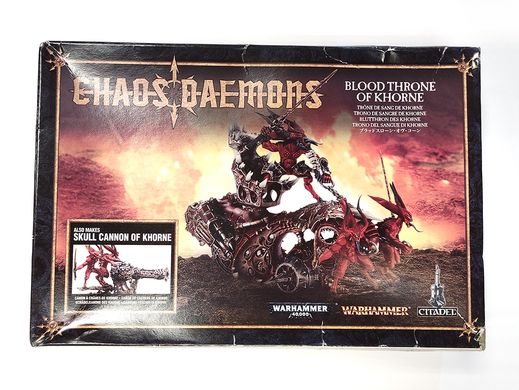 Blood Throne of Khorne, мініатюри Warhammer 40k та Age of Sigmar (Games Workshop 97-22), збірні пластикові