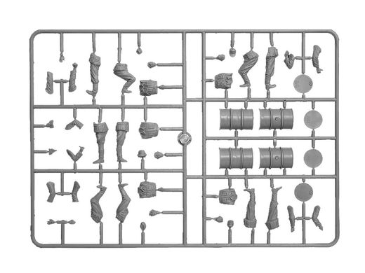 1/35 Германские солдаты с топливными бочками, серия Special Edition (Miniart 35366), сборные пластиковые