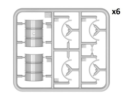 1/35 Германские солдаты с топливными бочками, серия Special Edition (Miniart 35366), сборные пластиковые