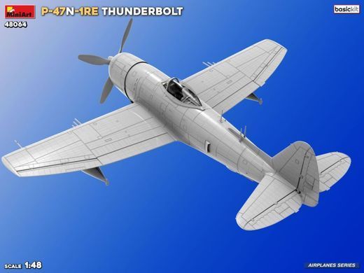 1/48 Винищувач P-47N-1RE Thunderbolt, серія Basic Kit (MiniArt 48064), збірна модель