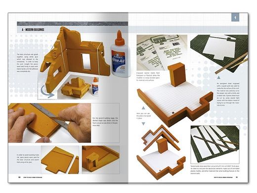Книга "How to build urban dioramas. Modelling school". Посібник з виготовлення міських діорам (англійською мовою)