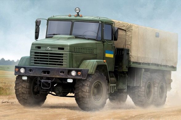 1/35 КрАЗ-6322 "Солдат" украинский армейский грузовик (Hobby Boss 85512) сборная модель