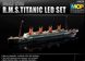 1/700 Лайнер RMS Titanic с комплектом LED-подсветки, цветной пластик (Academy 14220) сборная модель