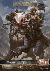 Beast #4 Deathtouch Token Magic: the Gathering (Токен) GnD Cards