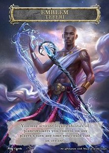 Emblem Teferi Token Magic: the Gathering (Токен) GnD Cards