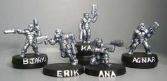 HassleFree Miniatures - Squad pack. (one of each of G011, G012, G013, G014, G015) - HF-HFG102