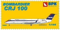1:144 Bombardier CRJ 100 пассажирский самолет