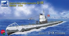 1/350 Type U-IX германская подводная лодка (Bronco Models NB5008), сборная модель