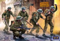 1/35 Британская пехота, Восточная Европа 1944-45 годов, 5 фигур (Master Box 3585), сборные пластиковые
