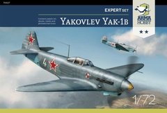 1/72 Яковлев Як-1Б советский истребитель, серия Expert Set (Arma Hobby 70027) сборная модель