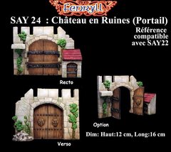 Fenryll Miniatures - Castle Ruins - Gate - FNRL-SAY24