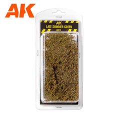 Летние поздние зеленые кусты, высота 30-40 мм, упаковка 140х90 мм (AK Interactive AK8172 Late Summer Green Shrubberies)