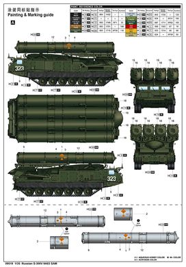 1/35 С-300В зенитный ракетный комплекс (Trumpeter 09519) сборная модель