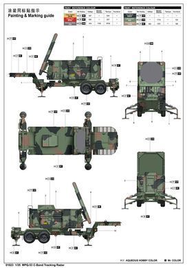 1/35 AN/MPQ-53 C-Band Tracking Radar set of MIM-104 Patriot SAM System PAC-2 (Trumpeter 01023) сборная модель