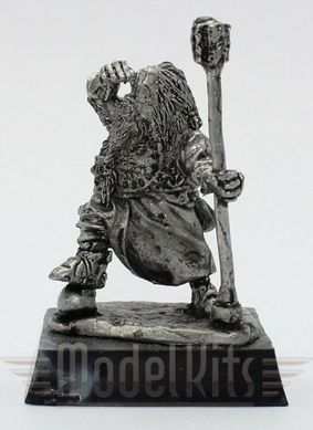 Гном-артилерист з банником, Yal Мініатюра "Володар світу", метал, під 28-30 мм