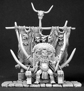 Reaper Miniatures Dark Heaven Legends - Bongani, Savage King - RPR-3153