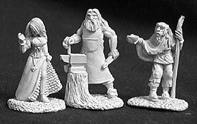 Reaper Miniatures Dark Heaven Legends - Townsfolk II (3) - RPR-2584